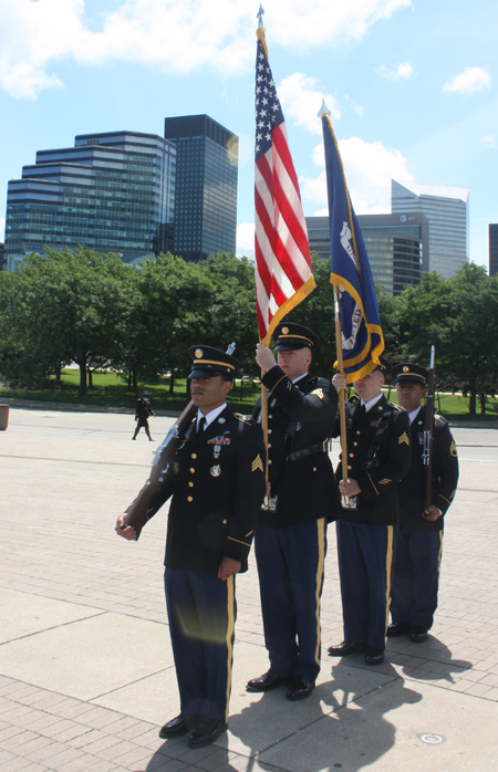 Posting of Colors by the US Army Recruiting Battalion