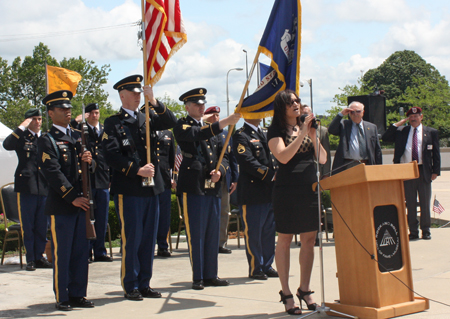 National Anthem sung by Lisa Padro-Baire
