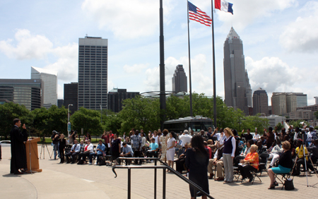 Naturalization Ceremony at Rock and Roll Hall of Fame