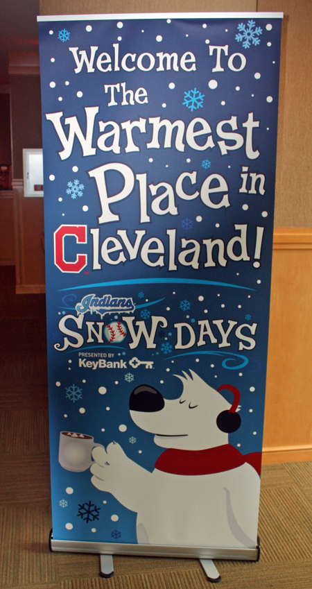  Warmest Place in Cleveland sign