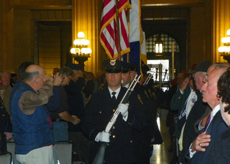 The Colors were presented by the Cleveland Department of Public Safety