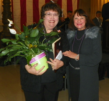 Honoree Lucky Stickan with Grace Kudukis