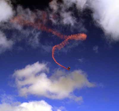 Cleveland National Air Show Parachute Jumper