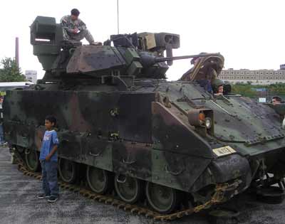 Tank at Cleveland Air Show