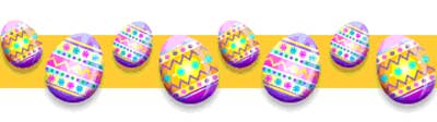 Happy Easter - Easter Egg banner