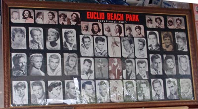 Euclid Beach Park Movie Star cards