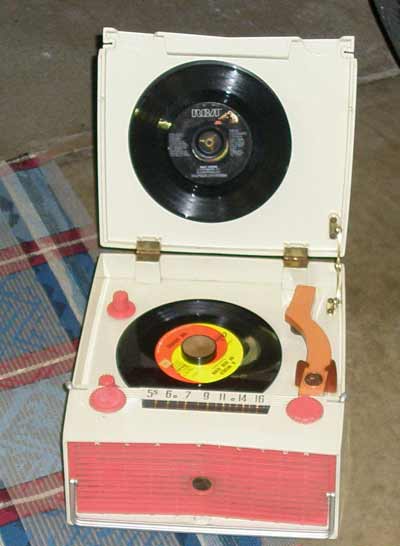 Old record player