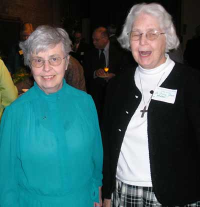 Sr. Mary Jane Olatta SND and Sr. Elizabeth Scanlon SND