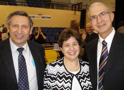 Joe and Gordano Grovimale with former  Cuyahoga County Commissioner Vince Campanella