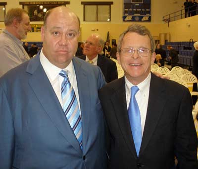 Umberto Fedeli and Senator Mike DeWine