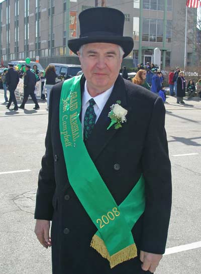 Cleveland St. Patrick's' Day Parade 2008 Parade Grand Marshall John Campbell