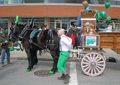 Lake Metropark horses float