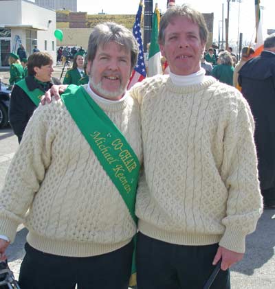 Parade Co-Chair Mike Keenan and brother Kevin Keenan
