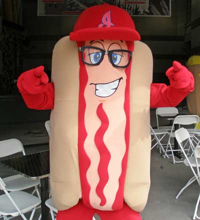 Cleveland Indians Ketchup mascot