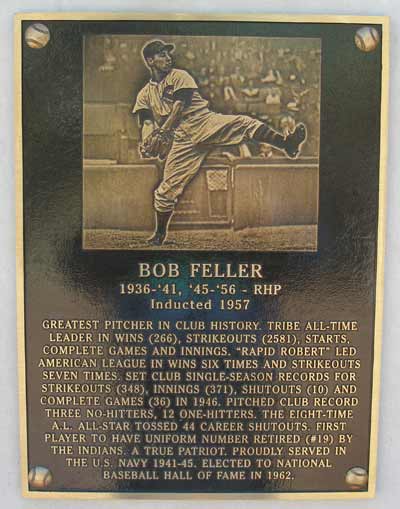 Bob Feller at heritage Park