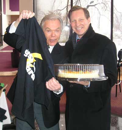 Dick Goddard and Jon Loufman