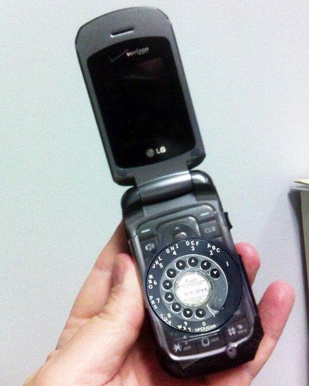 Rotary cell phone