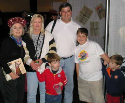 Kate Uhlir with Diana  and Steven Baloth  with twins Zakary and Andrew and cousin Micah Baloth