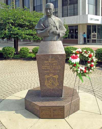 Cardinal Mindszenty Statue in Cleveland
