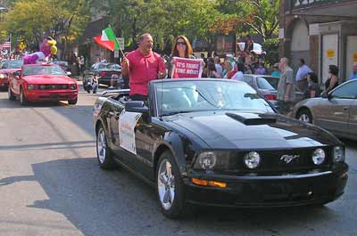 Columbus Day Parade Grand Marshall Bob DiBiasio