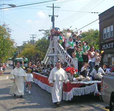 Columbus Day Parade Float