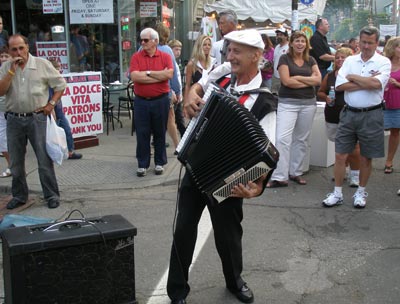 Primavera's Mike Zaccaro on accordion