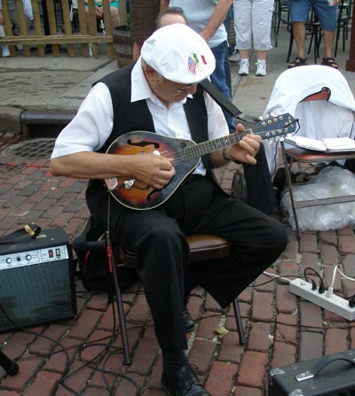 Tony Ettorre on mandolin