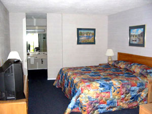 Kingsize bed at Best Western Hotel - Marietta Ohio