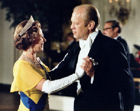 Queen Elizabeth with Gerald Ford