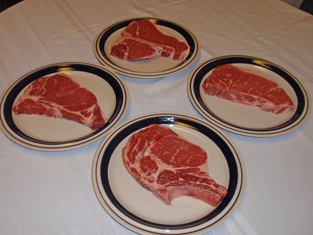 Different Steak cuts from Old World Meats