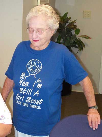 Frances Griffith - yes, I'm still a girl scout