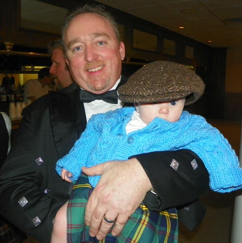 Pat Faith with son Quinn