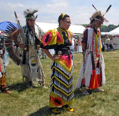 The Native American Grand Entry at the Cleveland Powwow
