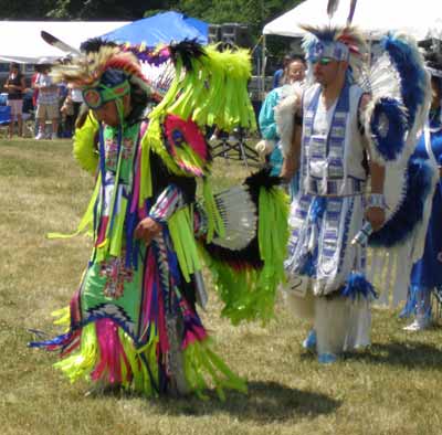 The Native American Grand Entry at the Cleveland Powwow