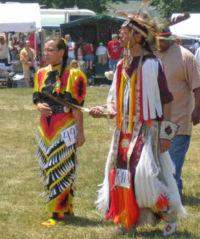 The Native American Grand Entry at the Cleveland Powwow