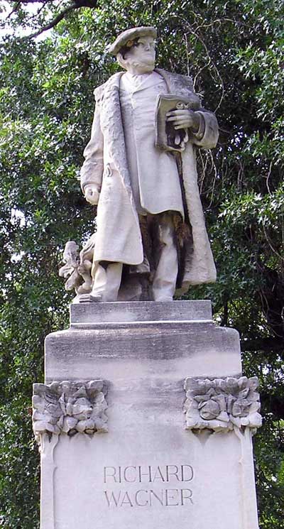 Richard Wagner statue at Edgewater Park in Cleveland