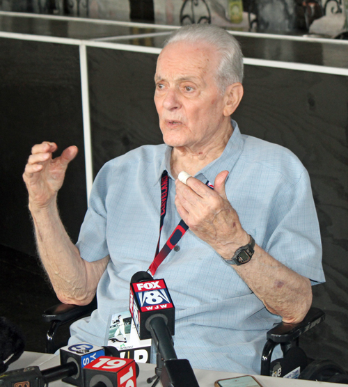 Rocky Colavito at press conference