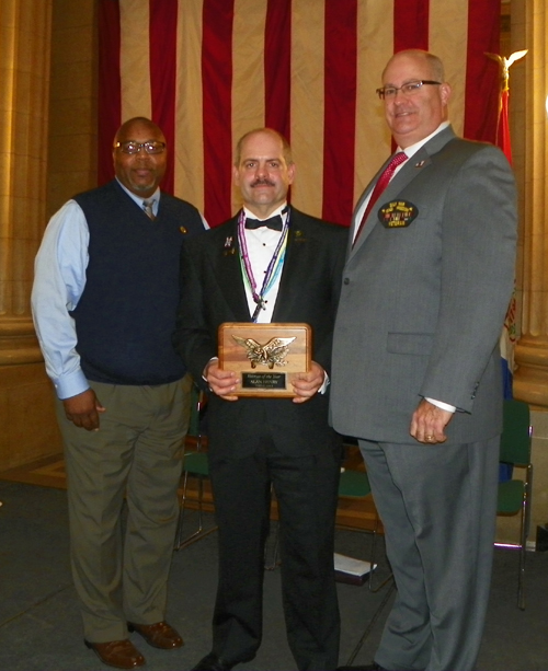 Wardsey Gates, Program Director CCC Veterans Upward Bound, Alan Henry and Rick DeChant, CCC Veterans Inititative