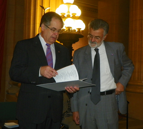 Martin Flask and Mayor Jackson