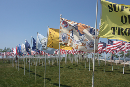 Military flags