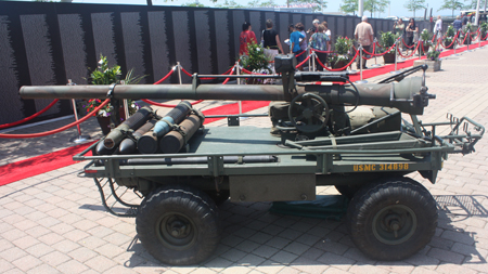 Marine Week Cleveland mobile gun