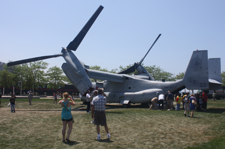 Marine Week Cleveland plane