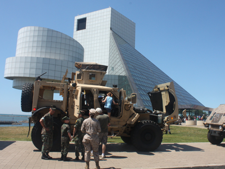 Marine Week Cleveland skyline Rock Hall
