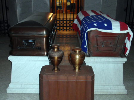 President Garfield casket