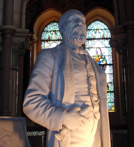 President James A. Garfield statue