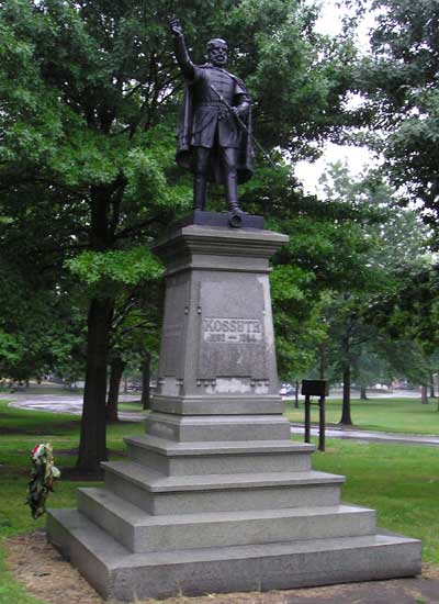 Louis Lajos Kossuth statue in Cleveland Ohio