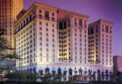 Renaissance Cleveland Hotel at Night