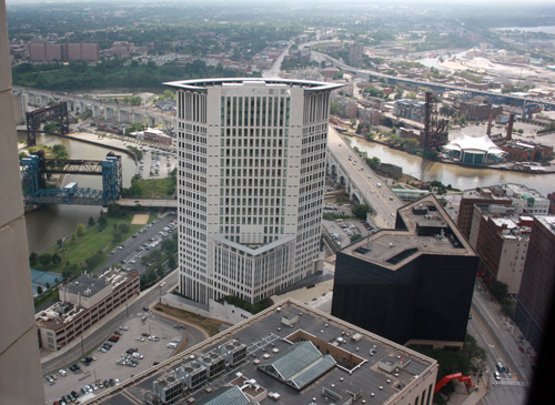 Federal Courthouse - Photo by Dan Hanson from Cleveland's Terminal Tower Observation Deck