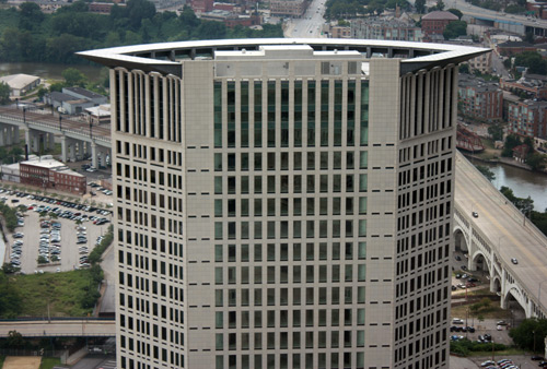 Federal Courthouse - Photo by Dan Hanson from Cleveland's Terminal Tower Observation Deck