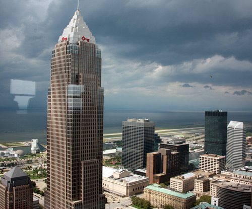 Key Tower - Photo by Dan Hanson from Cleveland's Terminal Tower Observation Deck